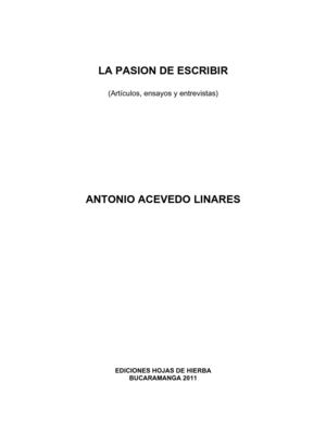 LA PASION DE ESCRIBIR