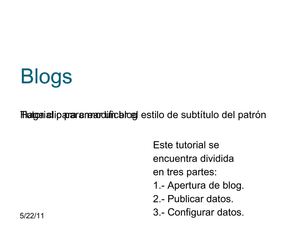 tutorial de bloggers