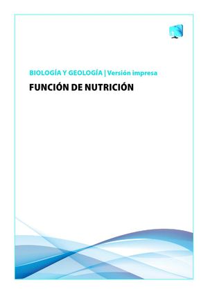 FUNCIÓN DE NUTRICIÓN