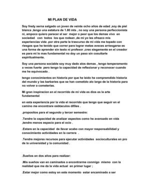 relato sobre mi carrera