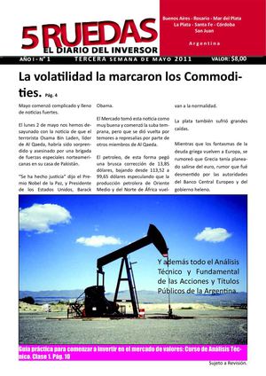 5 Ruedas - Diario del Inversor.  Número 1  www.5ruedas.com.ar
