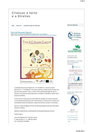 Noticia da Feira Inclusiva... no diário digital