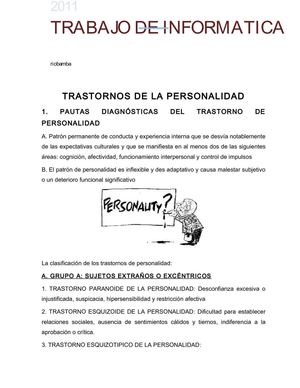 trastornos informatica