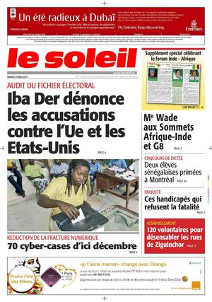 Edition du 24 Mai 2011