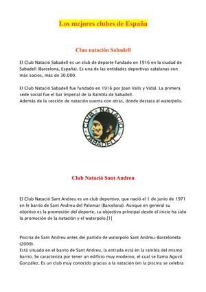 Mejores clubes de España