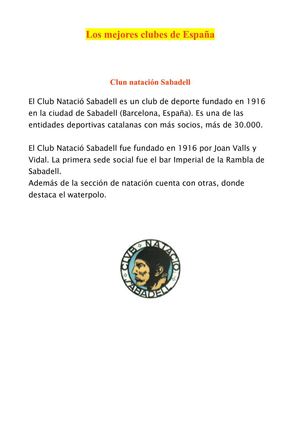 Mejores clubes de España