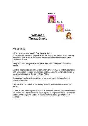 Volcans i Terratrèmols 