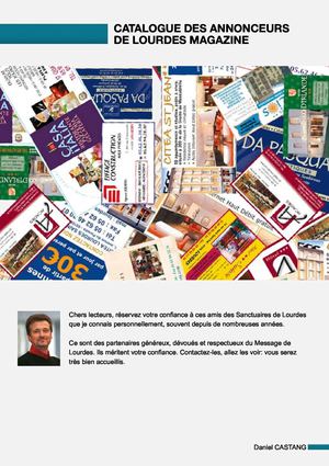 Annonceurs de Lourdes Magazine