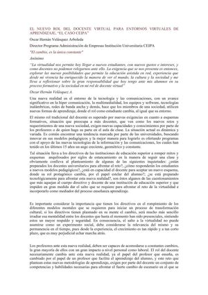 El nuevo rol del tutor virtual 