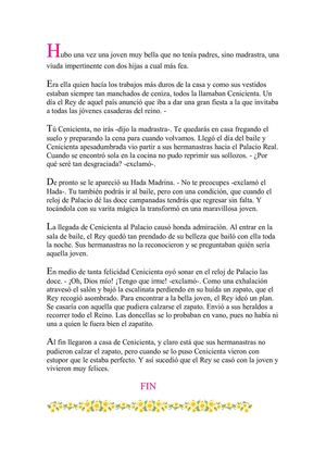 CUENTO INFANTIL: LA CENICIENTA