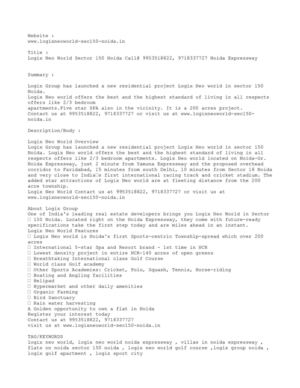 Logix Neo World Sector 150 Noida Call@ 9953518822, 9718337727 Noida Expressway  