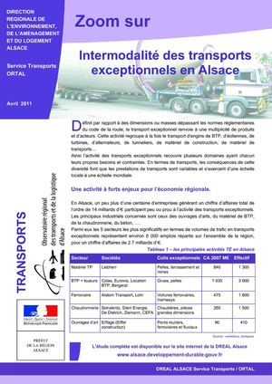 L'intermodalité des Transports Exceptionnels en Alsace