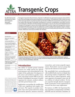 Transgenic Crops
