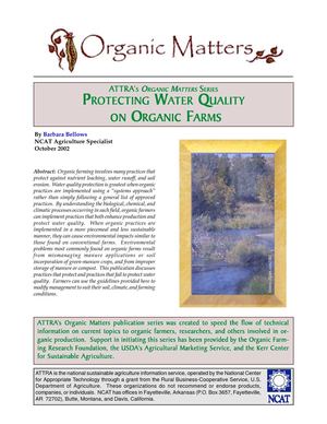 Protecting Water Quality on Organic Farms