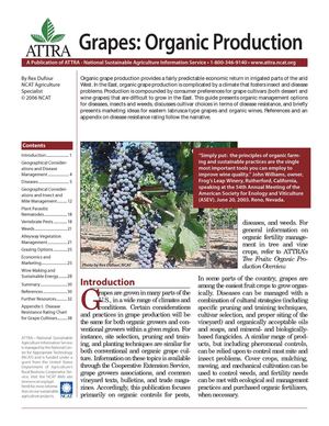 Grapes: Organic Production