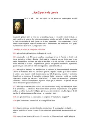 historia de san ignacio de loyola