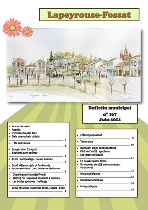 Bulletin Municipal Lapeyrouse-Fossat juin 2011