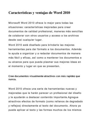 word 2010
