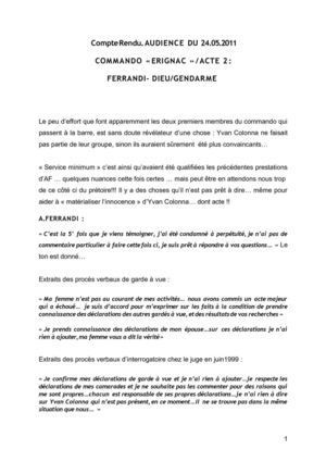 Le commando et la rumeur.