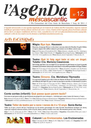 Agenda Cultural / núm. 12 / juny 2011