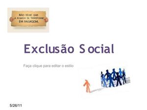Exclusão Social