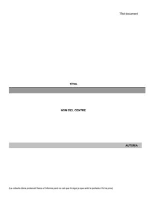 Treball de recerca 4ESO. Plantilla