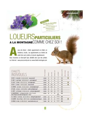 LISTE DES LOCATIONS MEUBLES 2011