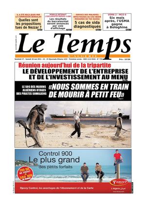 Le Temps d'Algérie Edition du Samedi 28 Mai 2011