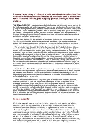 La Anorexia