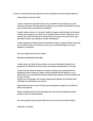 COMO SER SKATE