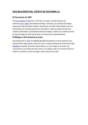 El Terremoto de 1655