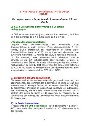 rapport 2011