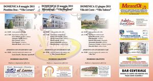 Manifestazione "Musica e Arte in Villa" 2011