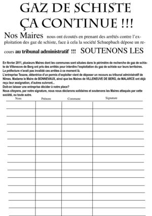 petition maire 
