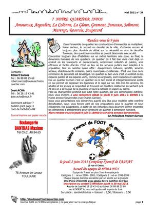 Toulouse7notrequartier journal n°34