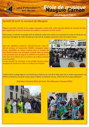 n°5 - Avril-mai 2011