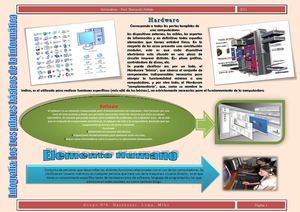 Infografía: Los tres pilares básicos de la informática.