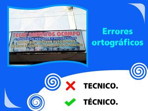 Errores ortográficos en la publicidad