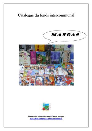 Catalogue Fonds Mangas