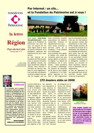 Lettre Pays de la Loire n°14