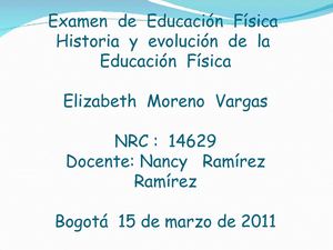 linea de tiempo educaciion fisica 