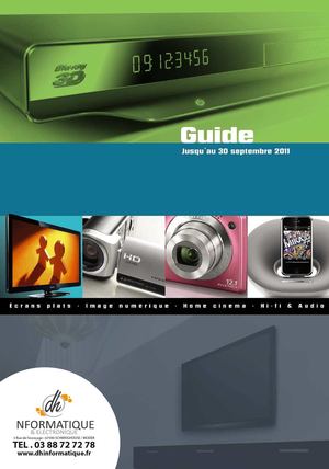 LE GUIDE IMAGE ET SON ETE 2011 - DHINFORMATIQUE