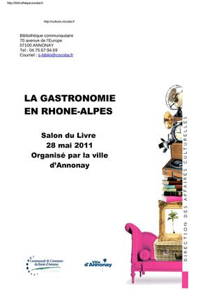 La Gastronomie en Rhône-Alpes