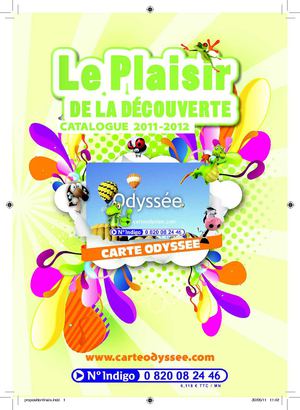 Guide Carte Odyssée 2011
