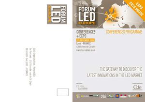Conferences Programme ForumLED 