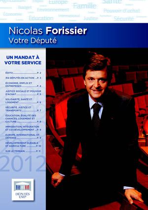 Nicolas FORISSIER - Un mandat à votre service