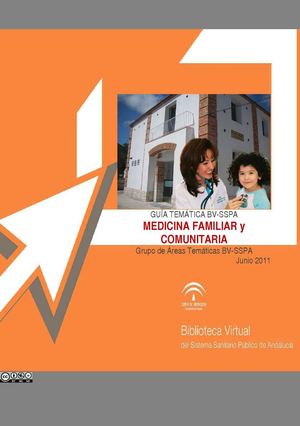 GUÍA TEMÁTICA de MEDICINA FAMILIAR y COMUNITARIA de la BV-SSPA