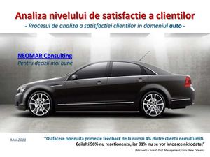 Studiu Satisfactie Clienti (CSS) - Industria AUTO
