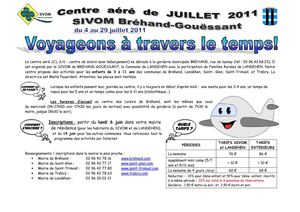Centre aéré juillet 2011 à Bréhand