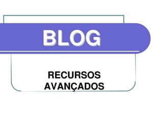 TUTORIAL - BLOG AVANÇADO